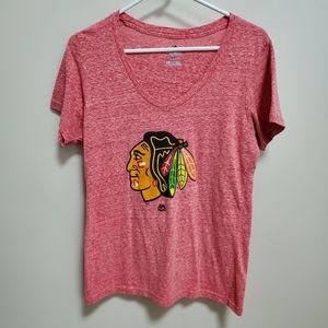 NHL Majestic | Chicago Blackhawks Graphic Tee L